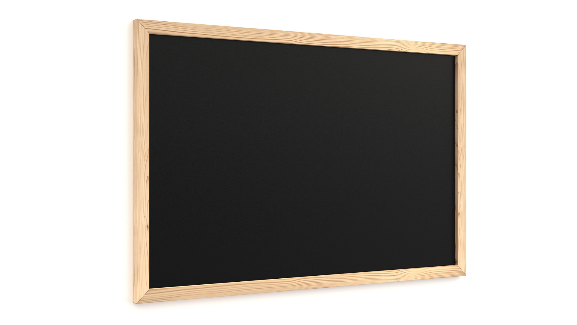 OUTLET Tableau noir à craie 60x40 cm avec cadre en bois ECO