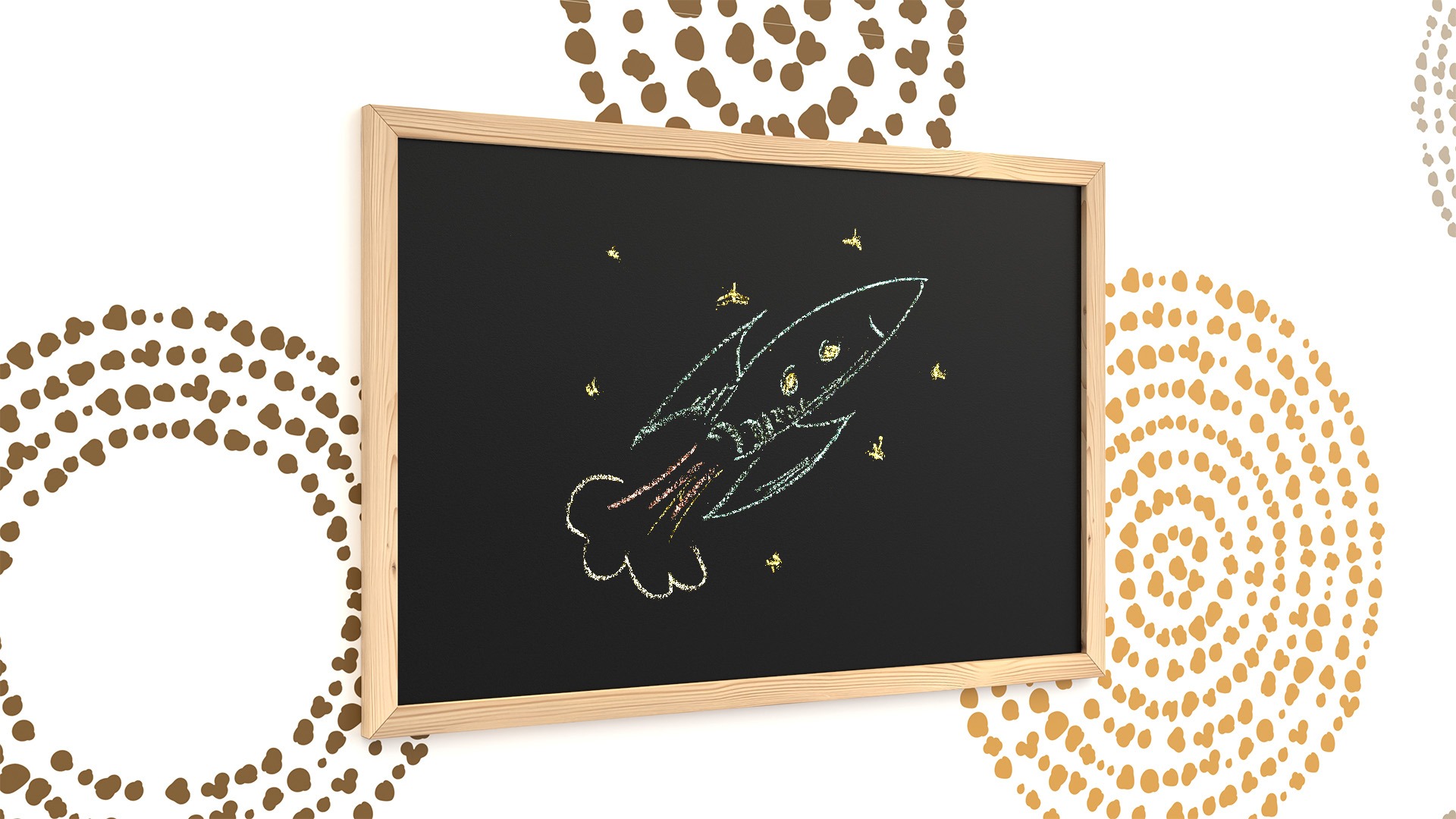 OUTLET Tableau noir à craie 60x40 cm avec cadre en bois ECO – Image 12