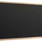 Tableau noir à craie 90x60 cm avec cadre en bois ECO