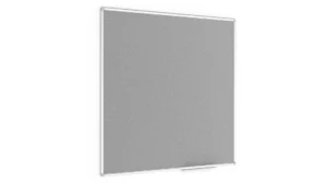 Tableau en feutre gris 120x120 cm avec cadre aluminium