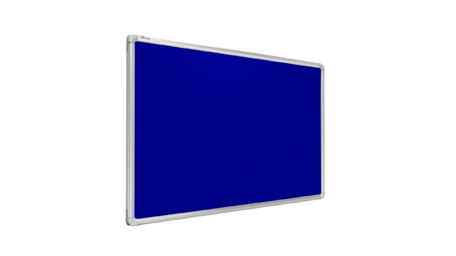 Tableau Textile Bleu avec Cadre en Aluminium 180x120cm
