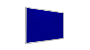 Tableau Textile Bleu avec Cadre en Aluminium 90x60cm