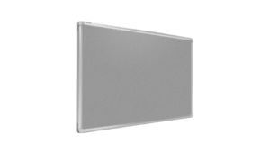Tableau Textile Gris avec Cadre en Aluminium 180x100cm