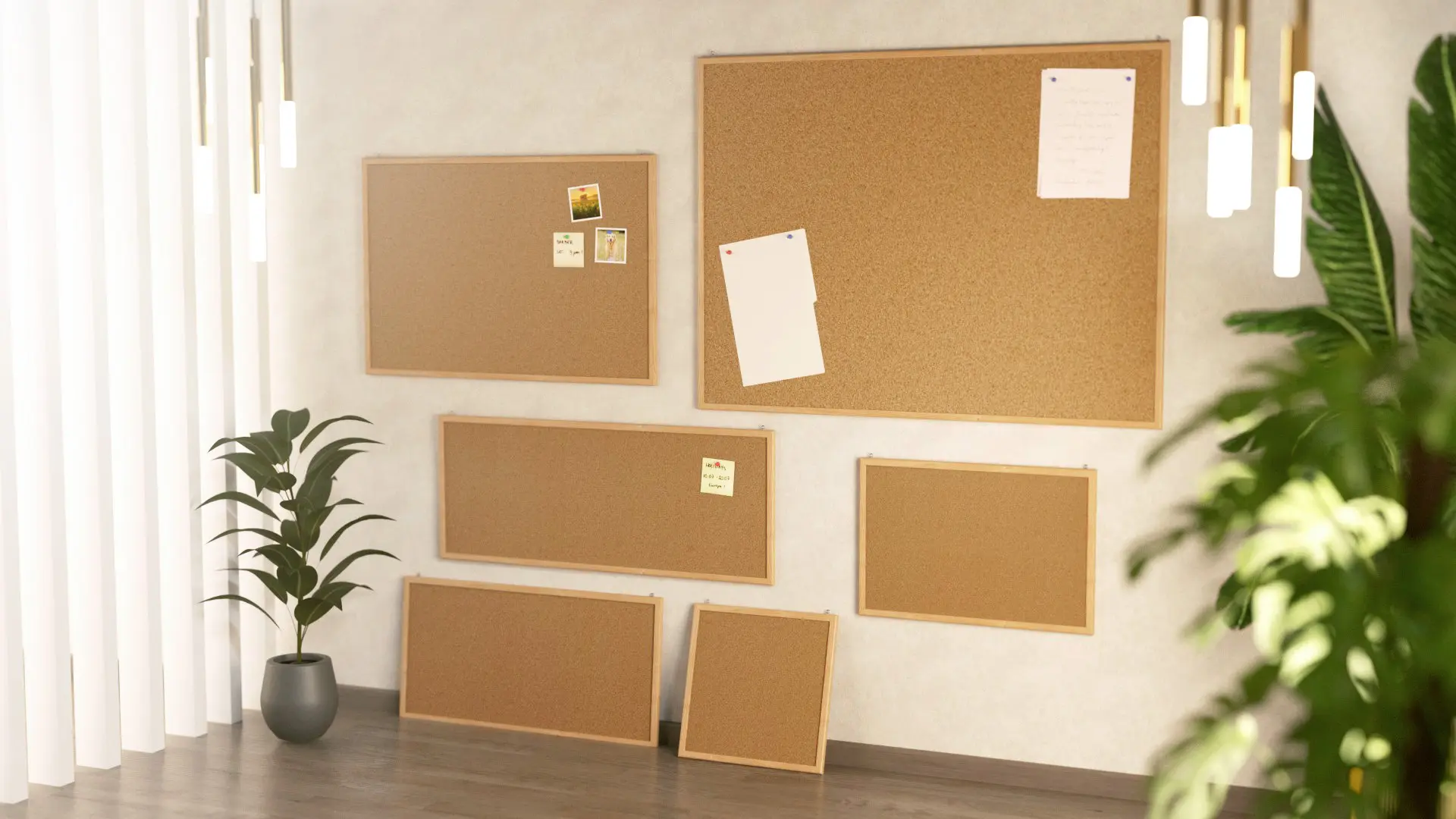 Tableau en Liège avec Cadre en Bois 120x90cm + ACCESSOIRES – Image 8