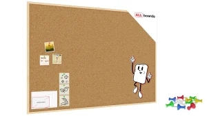 Tableau en Liège avec Cadre en Bois 150x100cm + ACCESSOIRES