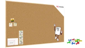 Tableau en Liège avec Cadre en Bois 200x120cm + ACCESSOIRES