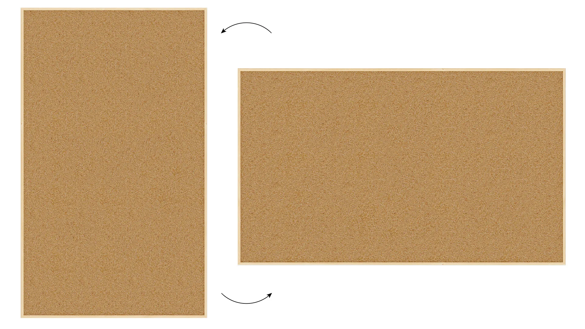 Tableau en Liège avec Cadre en Bois 200x120cm + ACCESSOIRES – Image 5