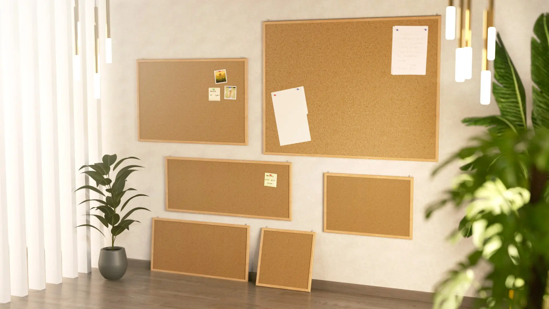 Tableau en Liège avec Cadre en Bois 80x50cm + ACCESSOIRES – Image 8