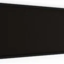 Tableau en liège noir 80x40 cm Cadre en bois laqué NOIR