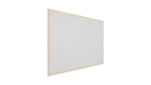Tableau en Liège Gris Clair avec Cadre en Bois 120x90 cm