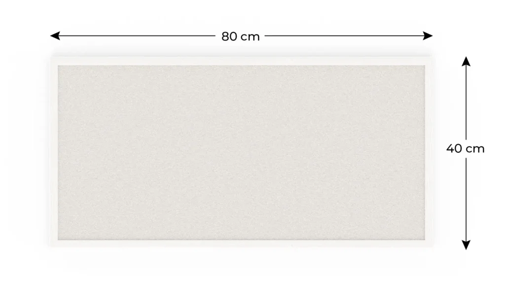 Tableau Blanc Basic Magnétique Laqué 90x120 Cm | Tableau Blanc SAM - 11