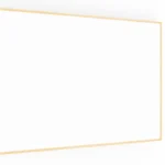 Tableau Blanc Magnétique Effaçable à Sec avec Cadre en Bois 200x120cm