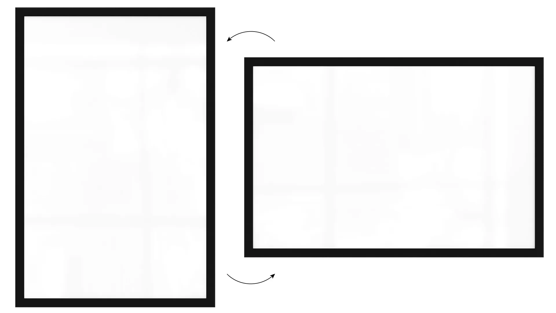 Tableau Blanc Magnétique Effaçable à Sec avec Cadre en Bois Noir 60x40 cm – Image 5