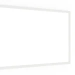 Tableau Blanc Magnétique Effaçable à Sec avec Cadre en Bois Blanc 60x40 cm
