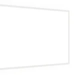 Tableau Blanc Magnétique Effaçable à Sec avec Cadre en Bois Blanc 90x60cm