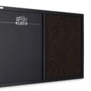 Tableau COMBI en liége - magnétique 60x40 cm marron/noir cadre en bois laqué noir + ACCESSOIRES GRATUITS