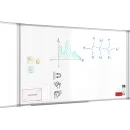 Tableau Blanc Scolaire Type Triptyque avec Cadre en Aluminium 170x100cm//340cm