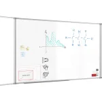 Tableau Blanc Scolaire Type Triptyque avec Cadre en Aluminium 120x200//400 cm