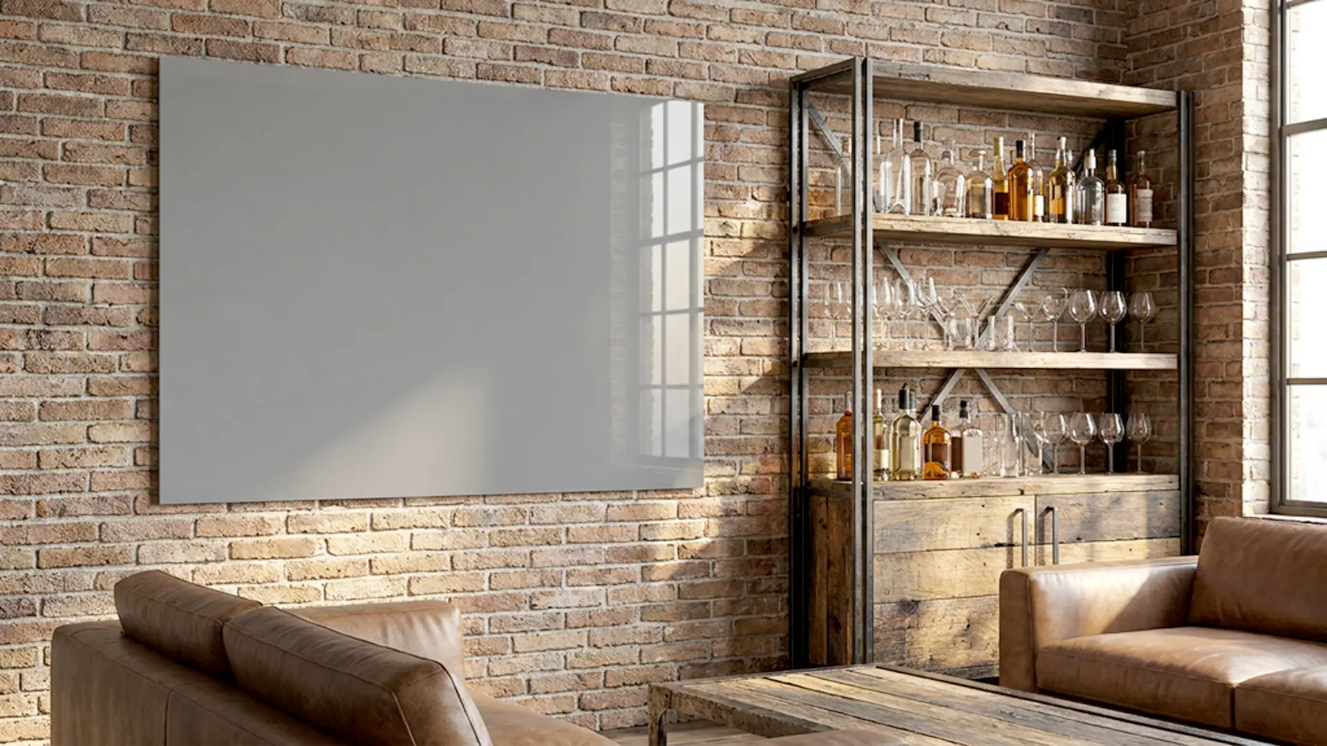 Tableau en Verre Gris 120x90cm, Tableau Magnétique sans Cadre, Verre Trempé – Image 11