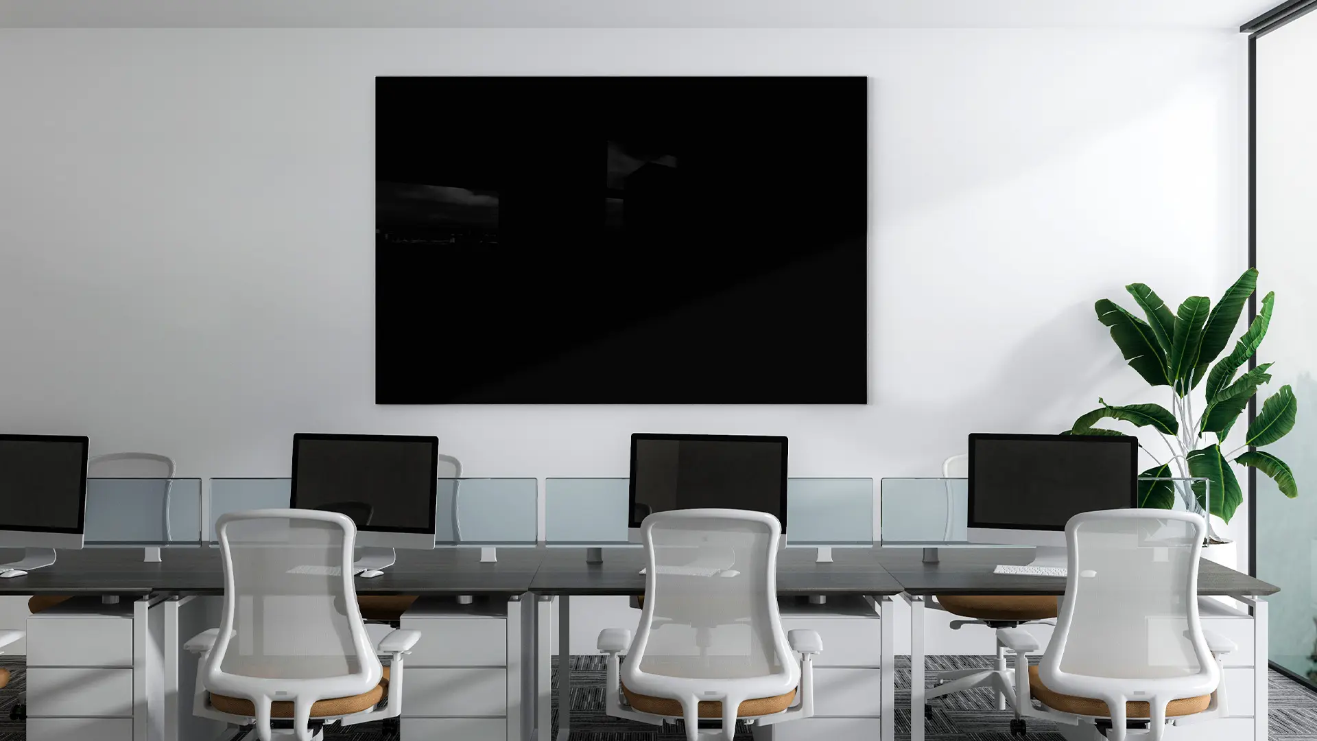 Tableau Noir en Verre 150x100cm, Tableau Magnétique sans Cadre, Verre Trempé + ACCESSOIRES – Image 4