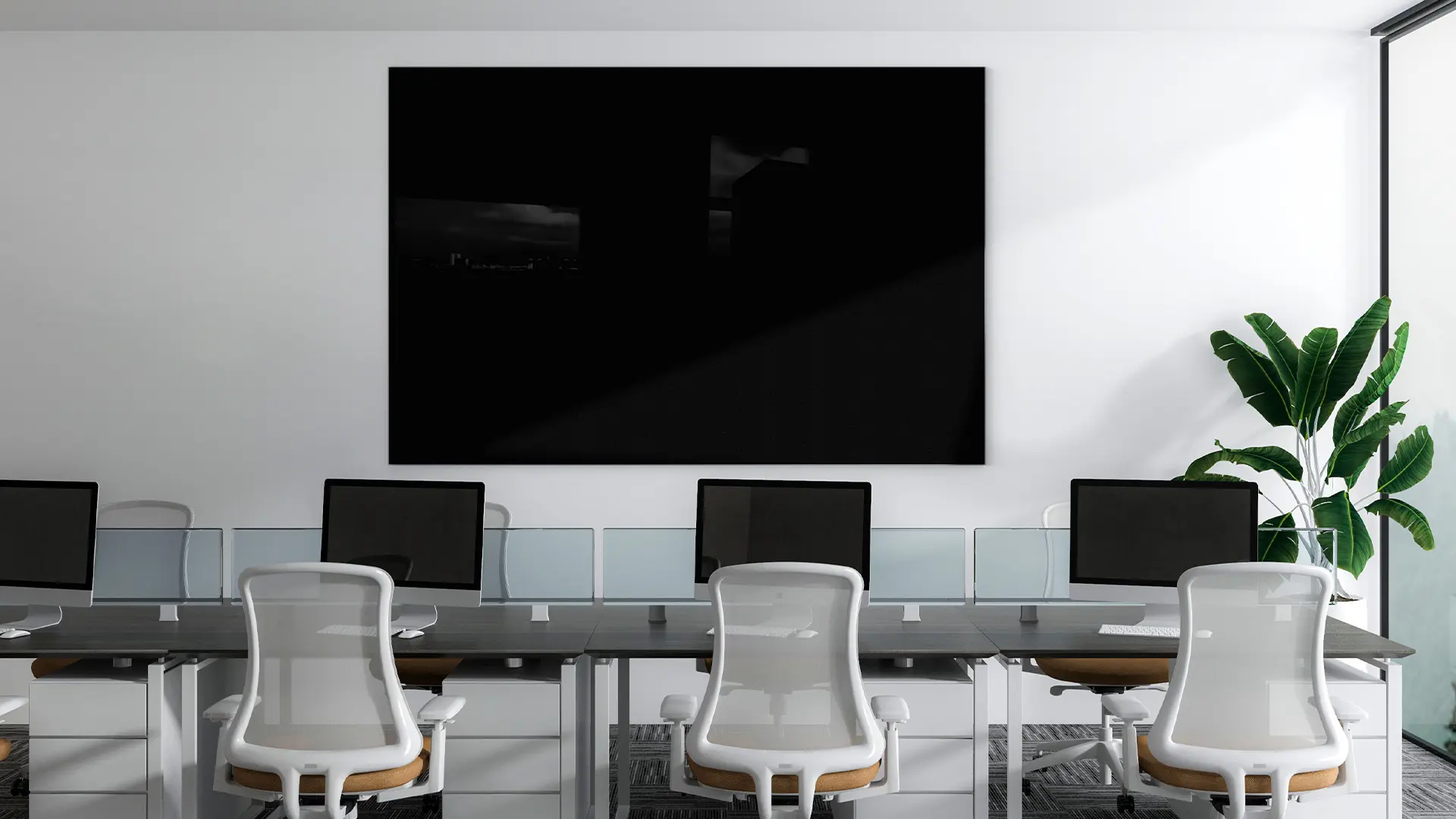 Tableau Noir en Verre 180x120cm, Tableau Magnétique sans Cadre, Verre Trempé + ACCESSOIRES – Image 4