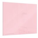 Tableau en Verre Bubblegum pink 45x45cm - Tableau Magnétique sans Cadre, Verre Trempé
