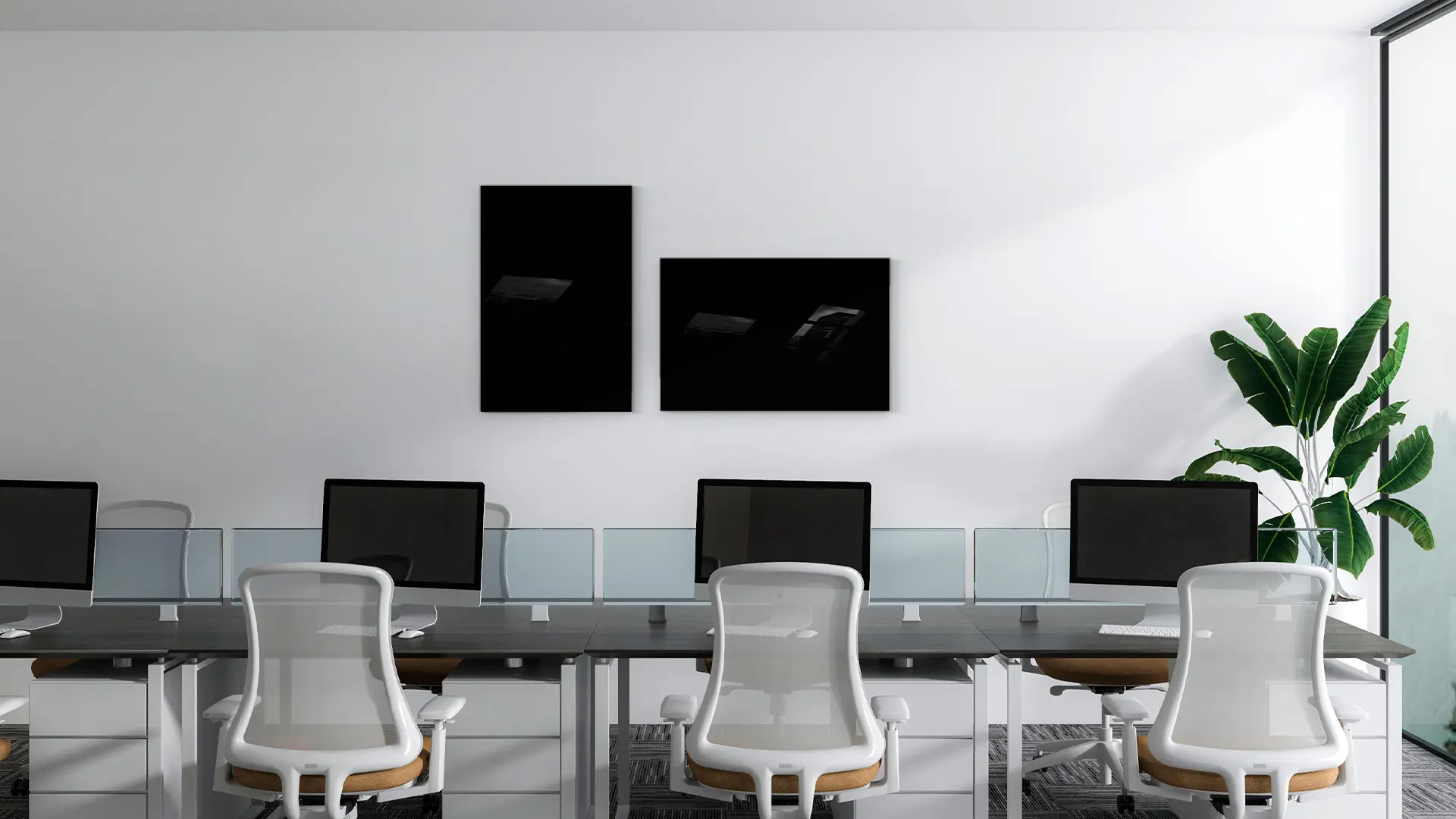 Tableau Noir en Verre 60x40cm, Tableau Magnétique sans Cadre, Verre Trempé + ACCESSOIRES – Image 3