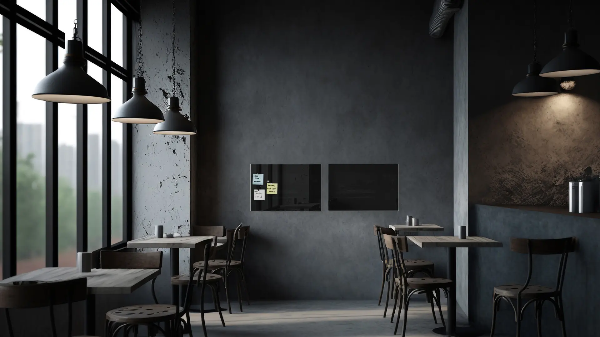 Tableau Noir en Verre 60x40cm, Tableau Magnétique sans Cadre, Verre Trempé + ACCESSOIRES – Image 4