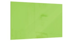 Tableau en Verre Mean green 90x60cm - Tableau Magnétique sans Cadre, Verre Trempé