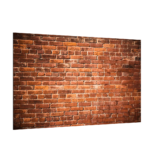 ALLboards Tableau en Verre Magnétique Style Brique Mur en Briques 90x60cm, Impression sur Verre
