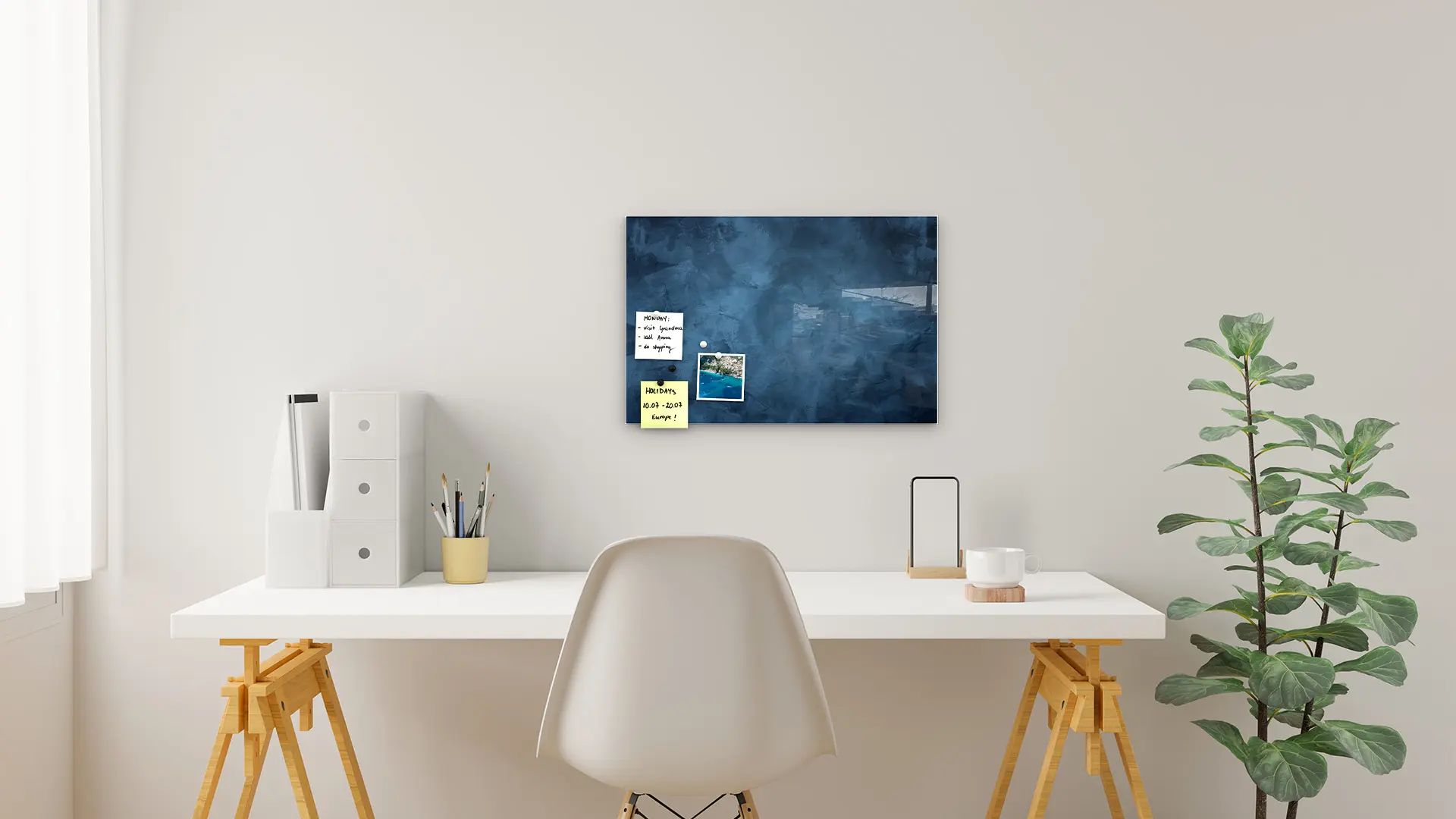 Impression sur verre CIEL NUAGEUX 60x40 cm + accessoires gratuits – Image 3