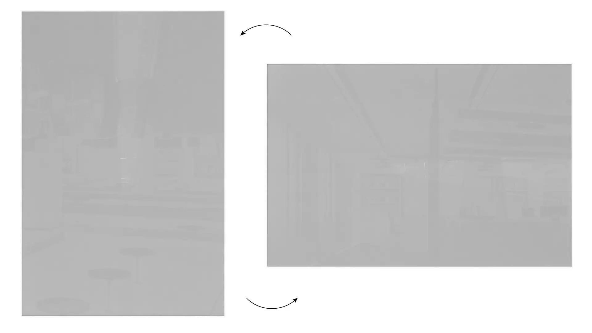 Tableau en Verre Gris 90x60cm, Tableau Magnétique sans Cadre, Verre Trempé – Image 5