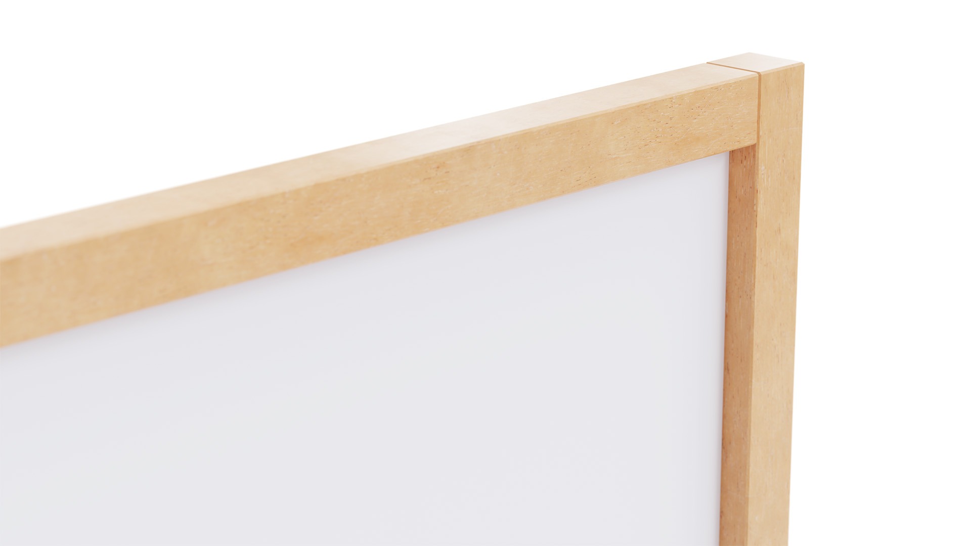 Tableau magnétique vertical effaçable à sec mobile 167×73 cm avec cadre en bois naturel – Image 6