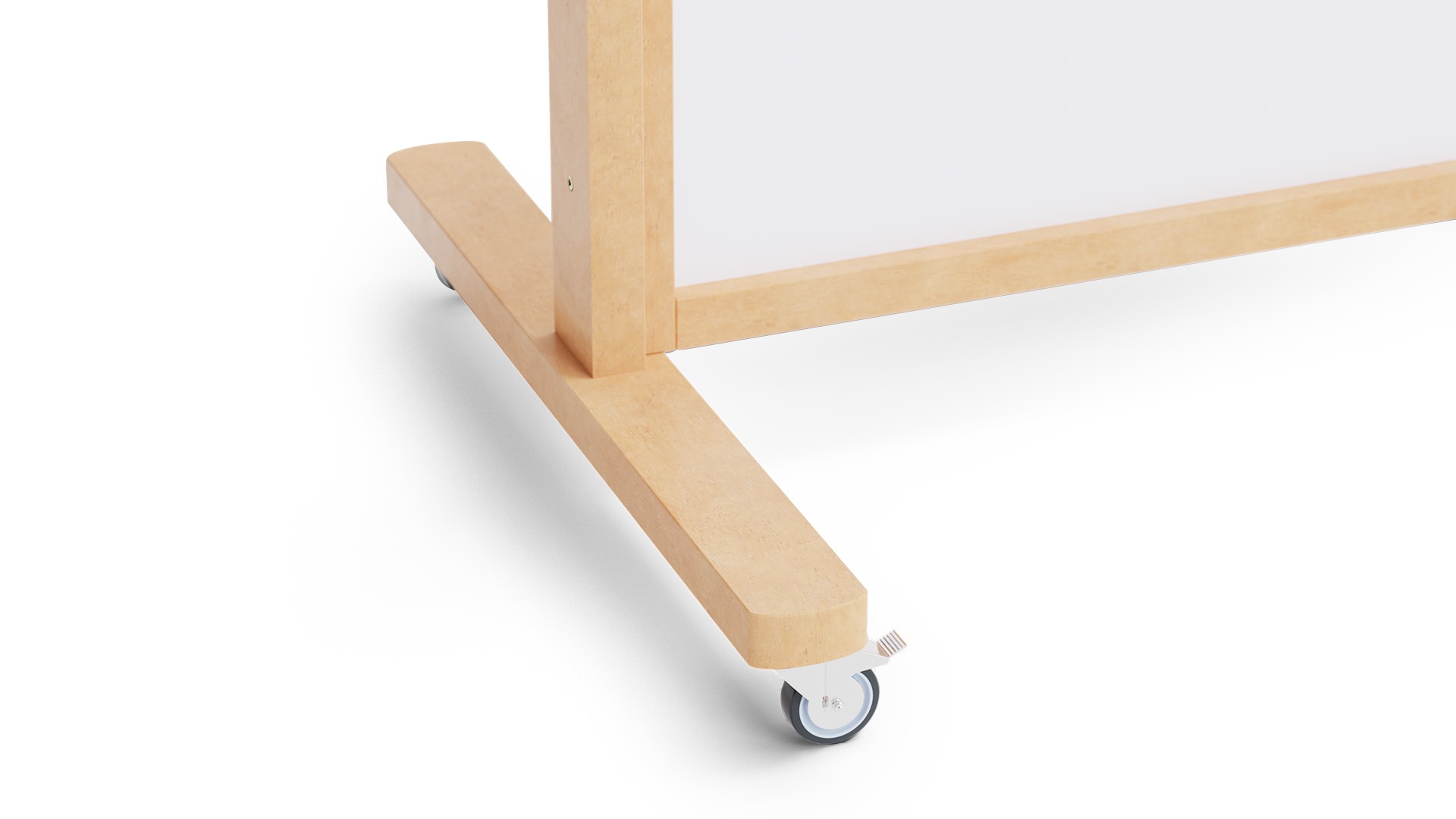 Tableau magnétique vertical effaçable à sec mobile 167×73 cm avec cadre en bois naturel – Image 7