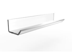 Etagère en Acrylique Transparent pour Tableaux en Verre 25 cm, Porte-Marqueur