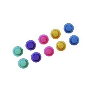 Lot de 10 Aimants, Forme Ronde, Mix, 30 mm