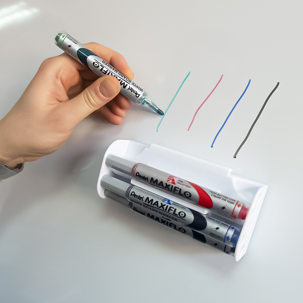 Lot de 4 Marqueurs de Couleur avec Eponge Pentel Maxiflo – Image 4