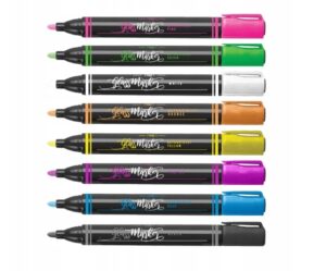 Marqueurs à Craie Liquide Rystor, Lot de 8 Couleurs