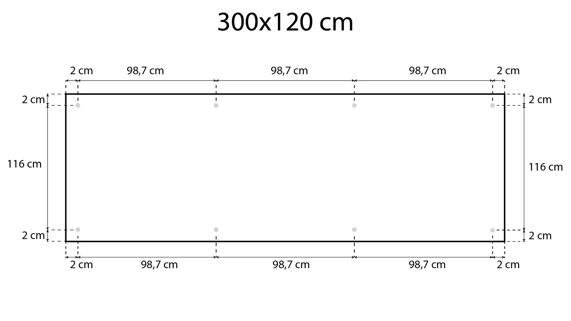Tableau magnétique effaçable à sec SLIMboard sans cadre 300x120 cm + ACCESSOIRES – Image 3
