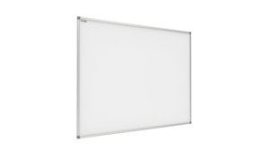 Tableau Blanc Émaillé de projection P4 150x150cm, MEGAboards magnétique effaçable à sec dans un cadre en aluminium