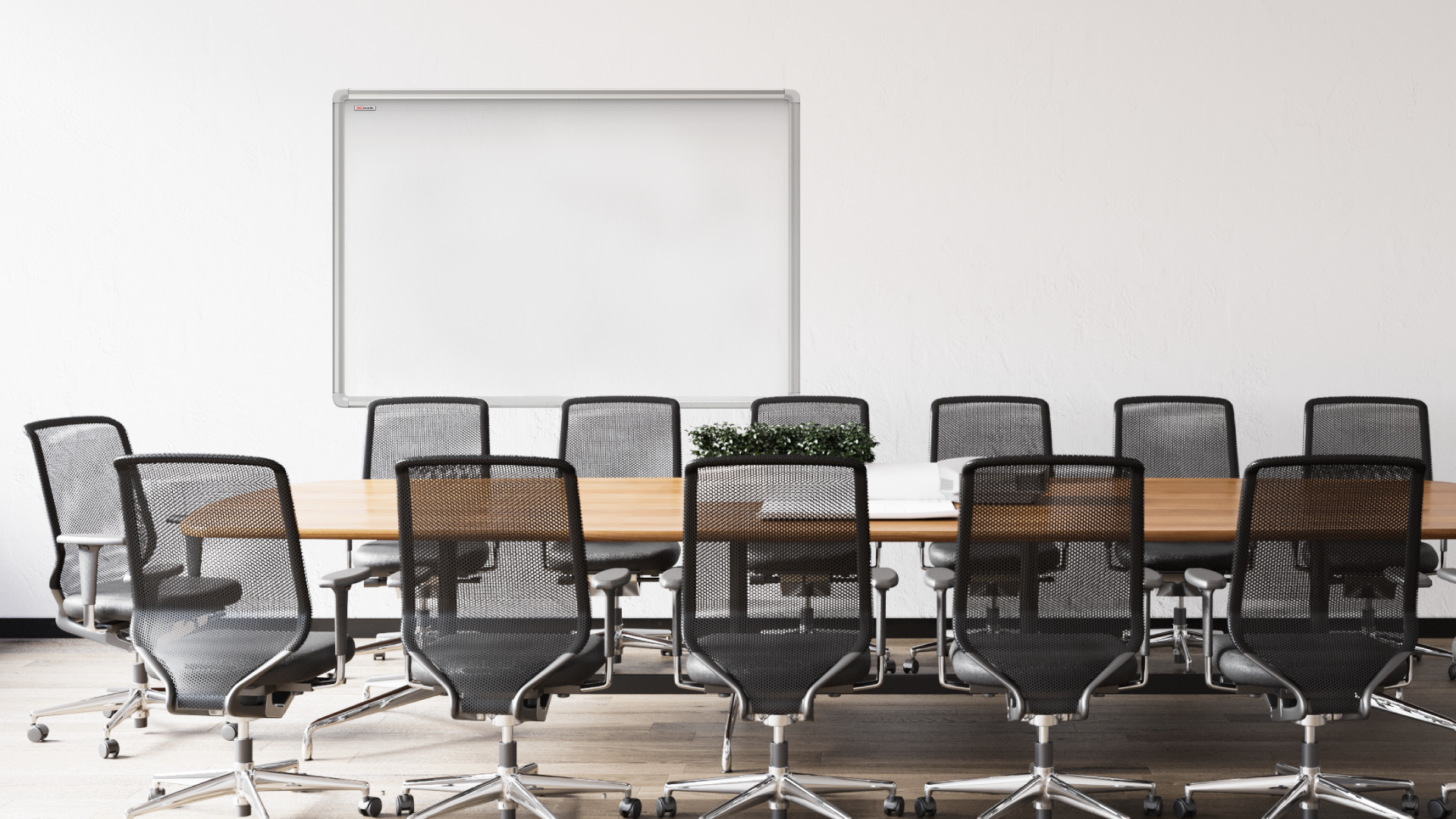 Tableau Blanc Magnétique Effaçable à Sec avec Cadre en Aluminium Premium EXPO 80x50cm