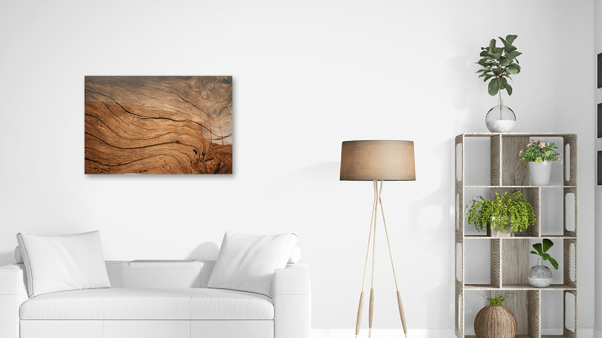 Tableau en Verre Magnétique Bois Ancien 60x40cm, Impression sur Verre – Image 8