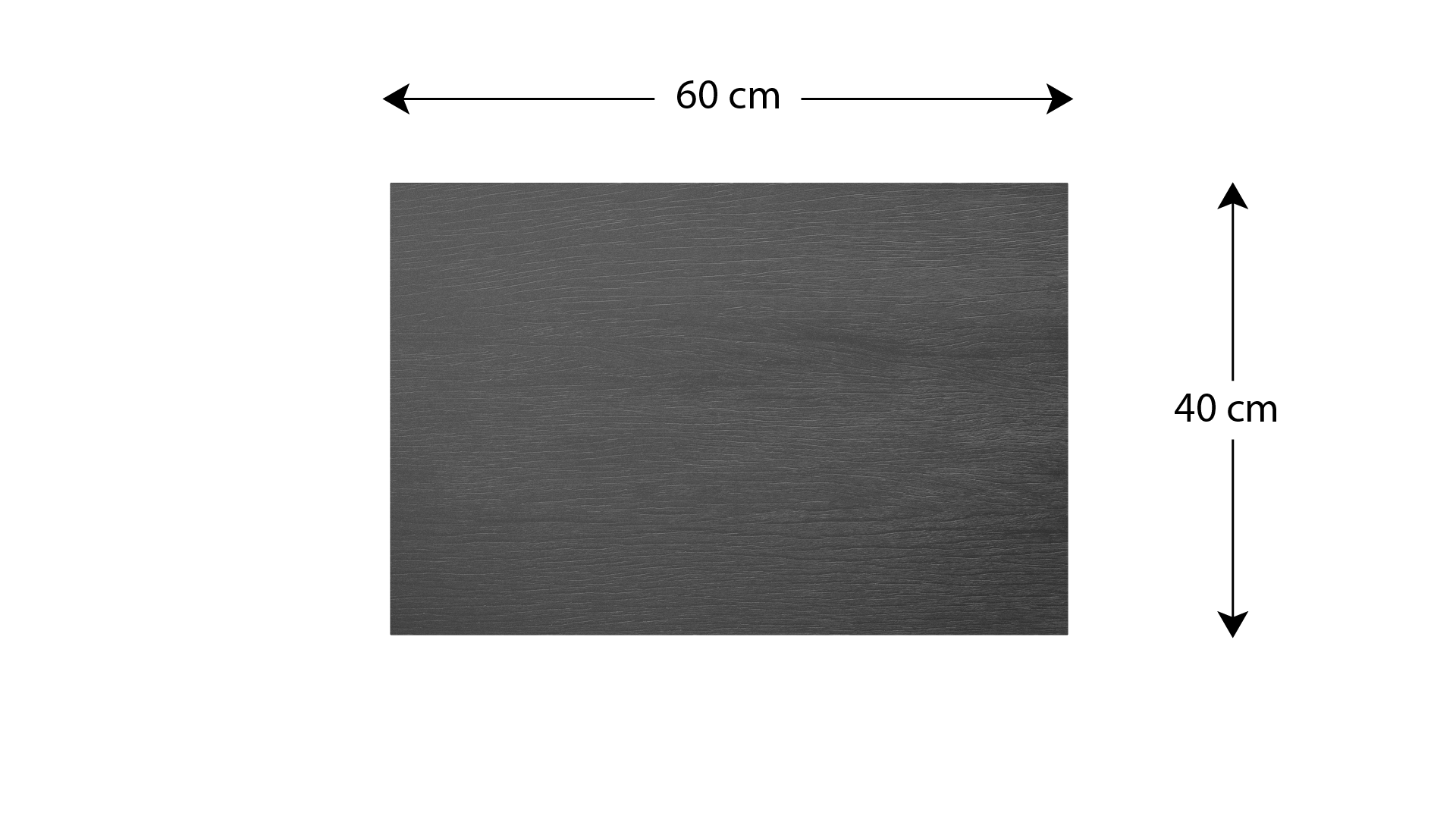 Tableau Magnétique en Métal Motif Bois Gris 60x40cm, MetalBoards pour tout type d’Aimants – Image 4