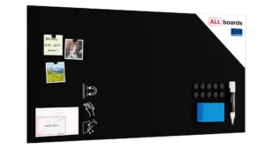 Tableau magnétique à craie SLIMboard sans cadre 120x60 cm + ACCESSOIRES