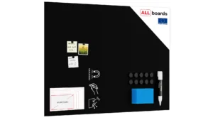 Tableau magnétique à craie SLIMboard sans cadre 120x90 cm + ACCESSOIRES