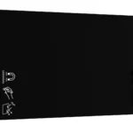 Tableau magnétique à craie SLIMboard sans cadre 300x120 cm + ACCESSOIRES