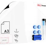 Revêtement magnétique effaçable à sec format A3 + ACCESSOIRES 