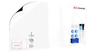 Surface magnétique autocollante effaçable à sec 100x50 cm + ACCESSOIRES
