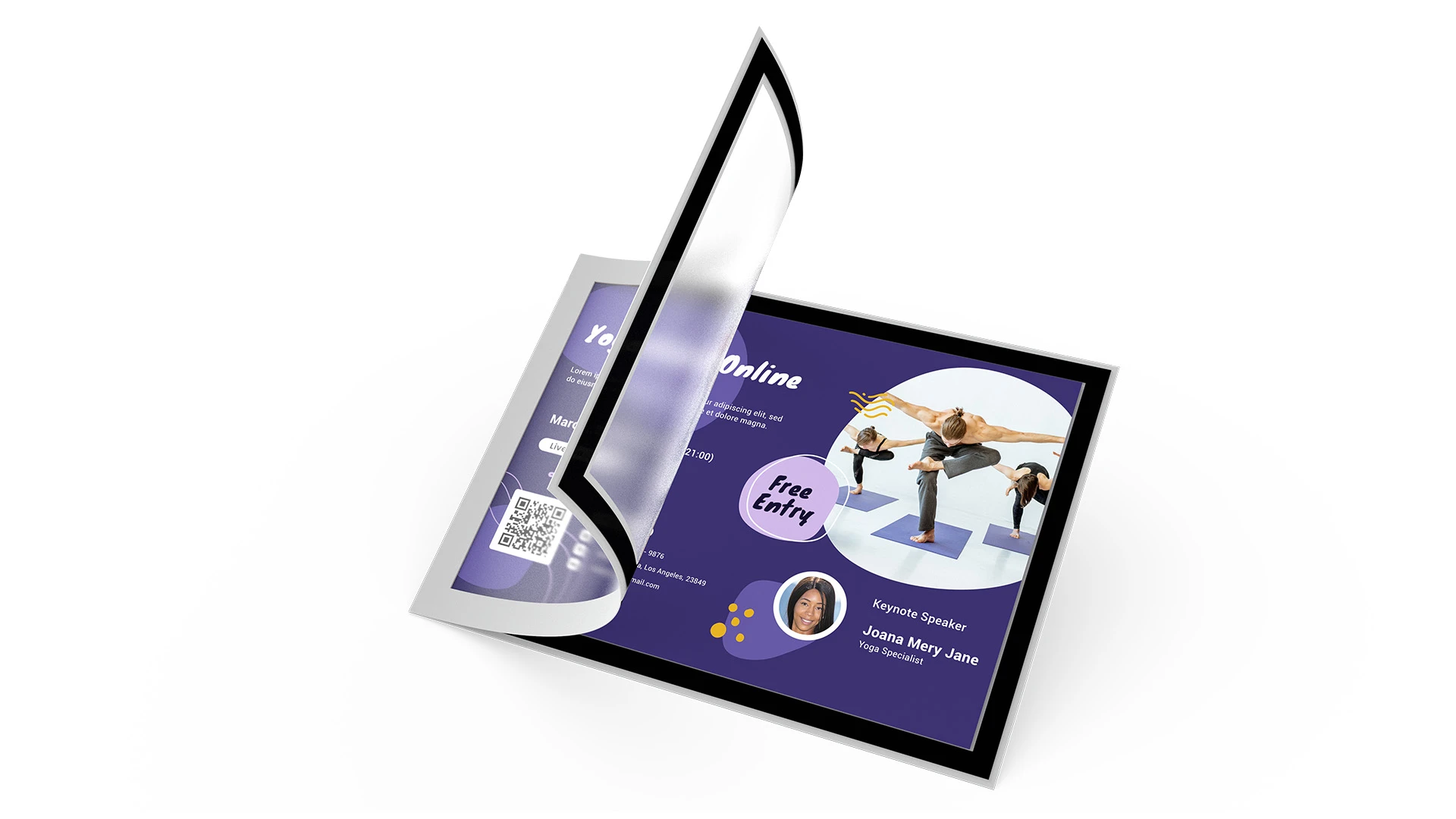 Chemise de présentation autocollante argent A4