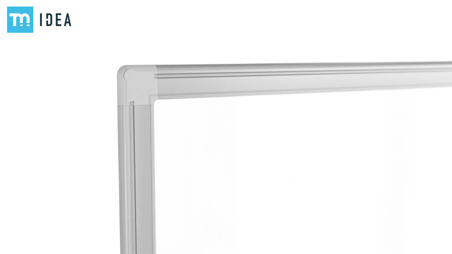 Tableau blanc magnétique 100x80 cm avec cadre en aluminium + accessoires - Série TM IDEA® Flex – Image 7